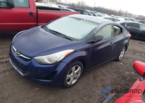 2013 Hyundai Elantra Gls/Limited from USA, damaged, VIN 5NPDH4AE8DH216330